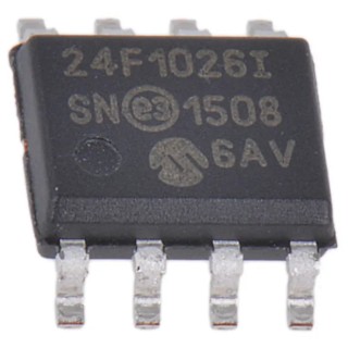 Microchip 1024 kB EEPROM, 900 ns 8-Pin SOIC Serial I2C (2 Wire) 24FC1026-I/SN