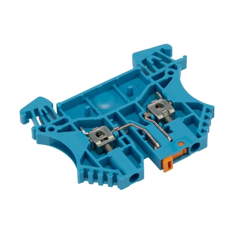 Weidmüller Test Disconnect Terminal Block Blue 2.5mm² 1-Level Screw Terminal, 24A 500V IEC 60947-7-1 8731640000