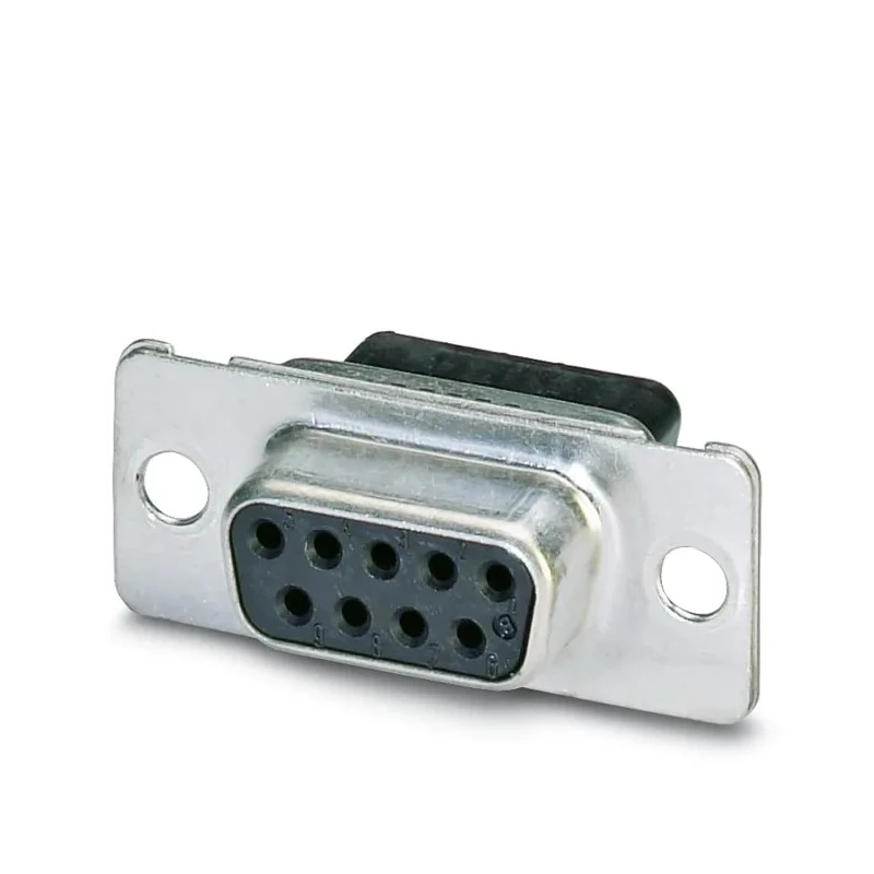 Phoenix Contact 9 Way Straight Screw D-Sub Connector, Female, Metal Housing, 5A, 125V, Solder Termination 1688861