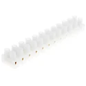 RS PRO Non-Fused Terminal Block 12-Way 7AWG Wire 61A Screw Connection 400V Natural Polyamide 813-3136