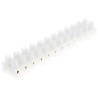 RS PRO Non-Fused Terminal Block 12-Way 7AWG Wire 61A Screw Connection 400V Natural Polyamide 813-3136