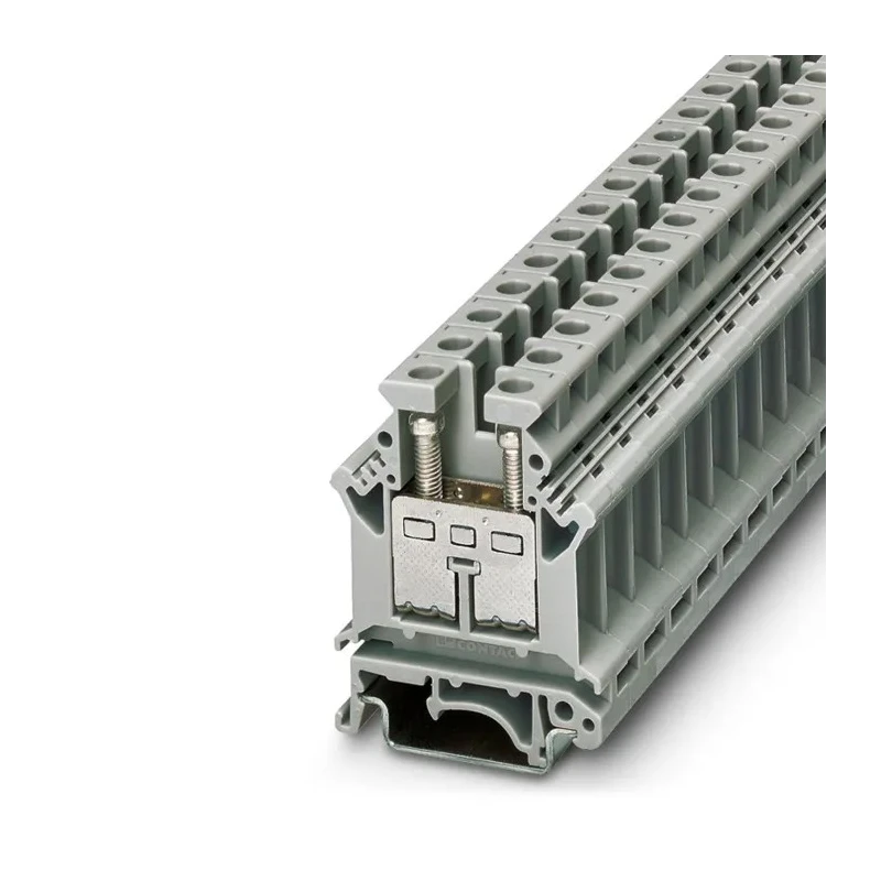 Phoenix Contact Feed Through Terminal Block UK 16 Series Grey, 1-Level, Screw, 800V, 76A 3006014