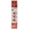 Broyce Control Multifunction DIN Rail Timer Relay 1-Contact SPDT 230 V AC/DC 24 V AC 0.1 s to 100 h LMMT 12-230V AC/DC