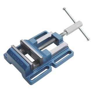 RS PRO Drill Vice with 32 mm Jaw Depth and 100 mm Jaw Width, Screw Mount, 5.35 kg Weight 829-6142