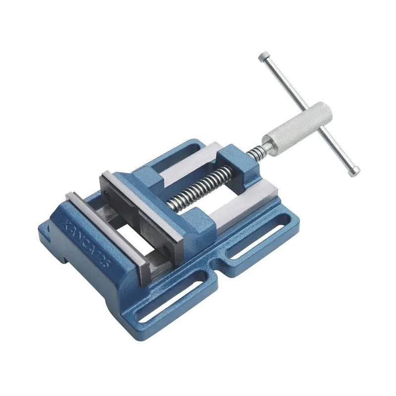 RS PRO Drill Vice with 32 mm Jaw Depth and 100 mm Jaw Width, Screw Mount, 5.35 kg Weight 829-6142