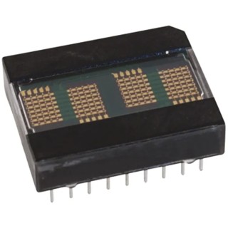 Broadcom 4 Dot Matrix LED Display Green 5.6mcd 5.1mm Character Height HDLG-2416