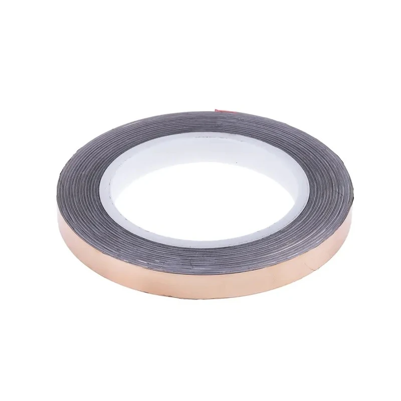 Hi-Bond Conductive Metallic Copper Foil Tape 12mm x 33m Acrylic Adhesive, 130°C Max HB 720A 12mm x 33m