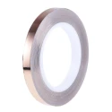 Hi-Bond Conductive Metallic Copper Foil Tape 12mm x 33m Acrylic Adhesive, 130°C Max HB 720A 12mm x 33m