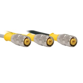 Turck Female 5-way M12 to Male 5-way M12 Sensor Actuator Cable 10 m RK 4.5T-10-RS 4.5T