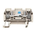 Weidmüller W Series 1-Level Brown Disconnect Terminal Block, 4mm², Screw Termination, 500V, 41A 1754970000