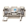 Weidmüller W Series 1-Level Brown Disconnect Terminal Block, 4mm², Screw Termination, 500V, 41A 1754970000