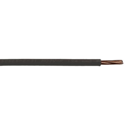 RS PRO H07V-R Series Grey 2.5 mm² Hook Up Wire, 14 AWG, 7/0.67 mm Core Strands, 100 m, Polyvinyl Chloride 836-0880