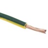 RS PRO H07V-R Series Green Yellow 1.5 mm² Hook Up Wire 16 AWG 7/0.53 mm Core Strands 100 m Polyvinyl 836-0868