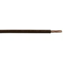 RS PRO Black 6 mm² 10 AWG H07V-R Series Hook Up Wire, 7/1.03 mm Strands, 100 m Length, 750V, Flame Retardant 836-0903