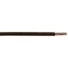 RS PRO Black 6 mm² 10 AWG H07V-R Series Hook Up Wire, 7/1.03 mm Strands, 100 m Length, 750V, Flame Retardant 836-0903