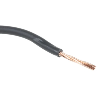 RS PRO 6491B Series Black 1.5 mm² 16 AWG Hook Up Wire, 7/0.53 mm Strands, 100 m Length, Ethylene Propylene Diene 836-0971