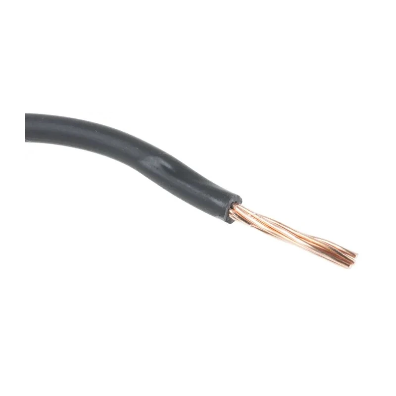 RS PRO 6491B Series Black 1.5 mm² 16 AWG Hook Up Wire, 7/0.53 mm Strands, 100 m Length, Ethylene Propylene Diene 836-0971