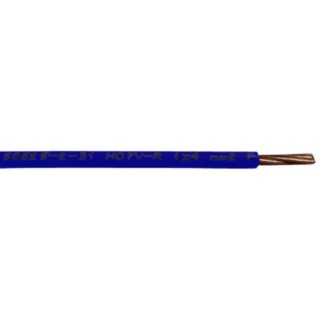 RS PRO H07V-R Series Blue 10 mm² Hook Up Wire, 8 AWG, 7/1.34 mm Core Strands, 100 m Length, Polyvinyl Chloride 836-0925