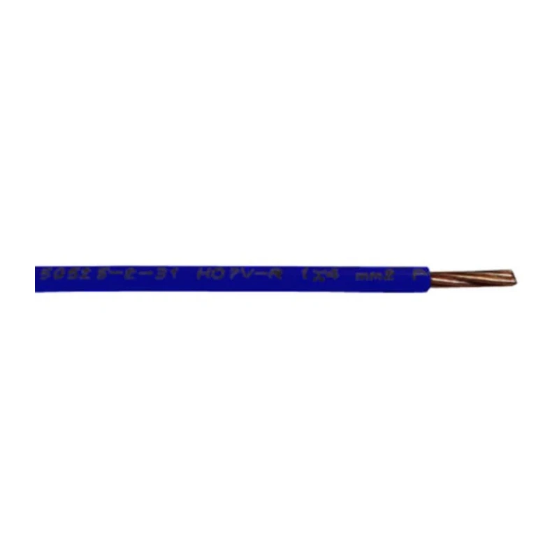 RS PRO H07V-R Series Blue 10 mm² Hook Up Wire, 8 AWG, 7/1.34 mm Core Strands, 100 m Length, Polyvinyl Chloride 836-0925