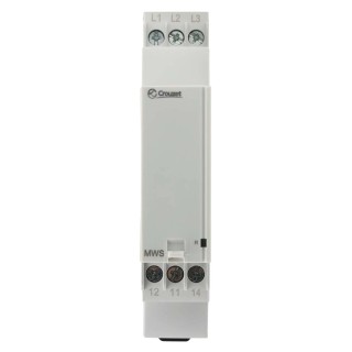Crouzet Monitoring Relay 3 Phase 183/528 V AC Monitor Range SPDT DIN Rail Mount 208V AC 480V AC 30V AC 84873029