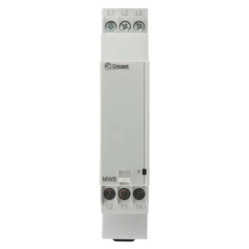 Crouzet Monitoring Relay 3 Phase 183/528 V AC Monitor Range SPDT DIN Rail Mount 208V AC 480V AC 30V AC 84873029