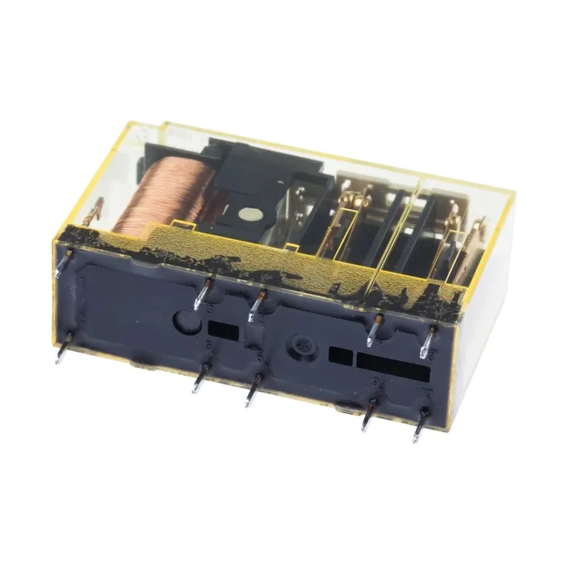 Idec PCB Force Guided Relay 4-Pole DPDT Silver Alloy Contact Material 24V DC Coil Voltage RF1V-2A2B-D24