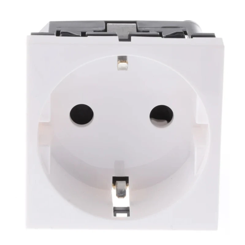 Legrand 16A White 1 Gang Flush Mount Plug Socket Arteor Indoor Type F 5 721 18