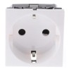 Legrand 16A White 1 Gang Flush Mount Plug Socket Arteor Indoor Type F 5 721 18
