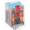 Turck Power Relay 24V DC Coil 10A Switching Current Silver Alloy Contacts DPDT C2-A20DX/024VDC