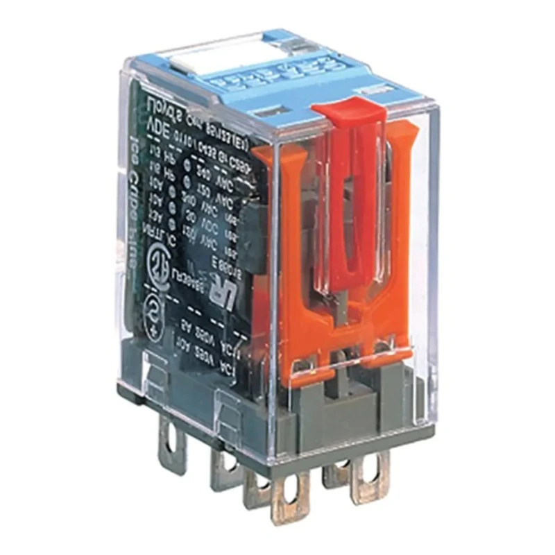 Turck Power Relay, 24V Coil Voltage, 10A Switching Current, DPDT Contact Configuration, Plug-In Terminal C7-A20X/024VDC