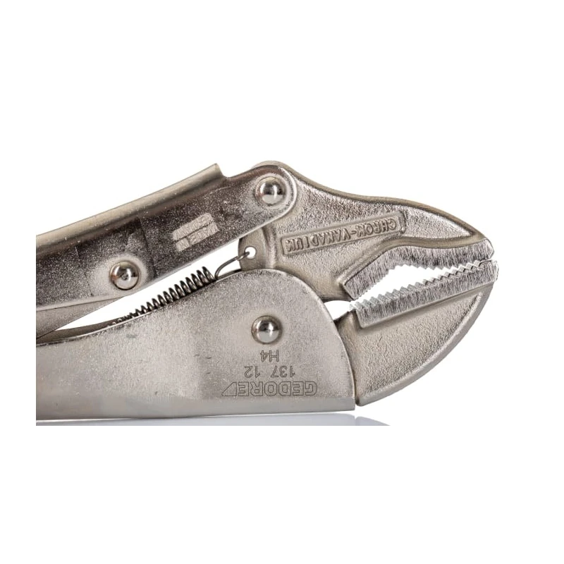 Gedore Locking Plier Vanadium Steel Nickel Plated 300mm Overall Length 6406890