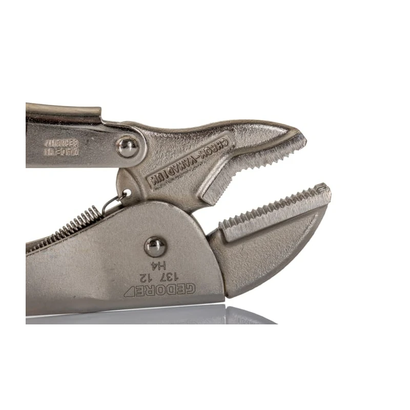Gedore Locking Plier Vanadium Steel Nickel Plated 300mm Overall Length 6406890