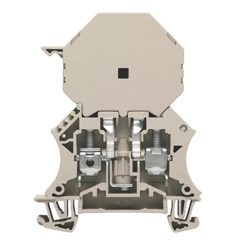 Weidmüller W Series Beige Fused DIN Rail Terminal 1-Level Screw Connection 500V AC 6.3A 1014400000