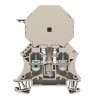Weidmüller W Series Beige Fused DIN Rail Terminal 1-Level Screw Connection 500V AC 6.3A 1014400000