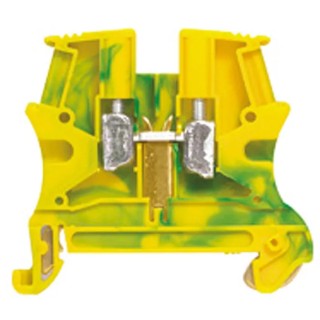 Legrand Viking3 Series Earth Terminal Block Green Yellow 2.5mm² 1-Level Screw Termination 0 371 70