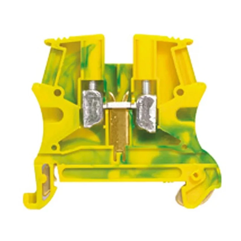 Legrand Viking3 Series Earth Terminal Block Green Yellow 2.5mm² 1-Level Screw Termination 0 371 70