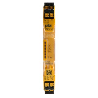 Pilz PNOZ s8 C 24V DC Safety Relay with 2 Safety Contacts, 1 Auxiliary Contact, Automatic Reset, 2W Power Consumption 751108