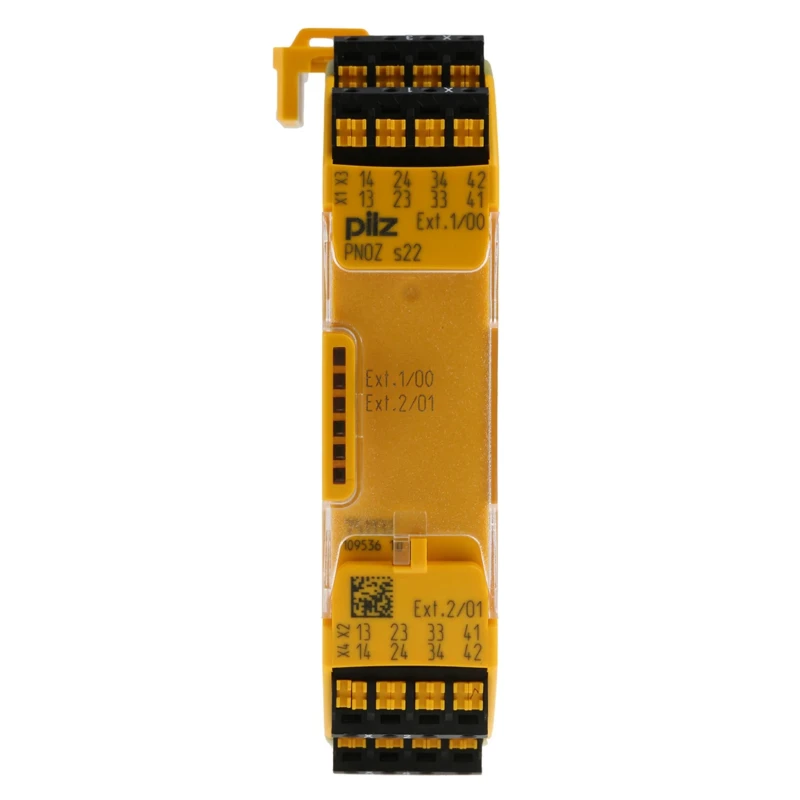 Pilz PNOZ s22 C 24V DC Safety Relay, 3 Safety Contacts, 2 Auxiliary Contacts, Automatic Reset, 150W Power Consumption 751132
