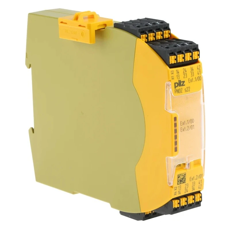 Pilz PNOZ s22 C 24V DC Safety Relay, 3 Safety Contacts, 2 Auxiliary Contacts, Automatic Reset, 150W Power Consumption 751132