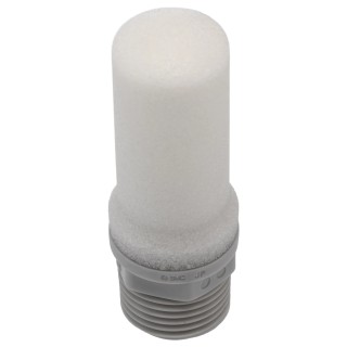 SMC AN Resin Pneumatic Silencer 1 MPa Threaded NPT 1/2 in R AN40-N04