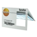 Testo Temperature Sensitive Label 116°C to 154°C 2 Levels, 50mm x 18mm, Pack of 10 0646 1724