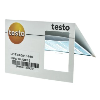 Testo Temperature Sensitive Label 116°C to 154°C 2 Levels, 50mm x 18mm, Pack of 10 0646 1724
