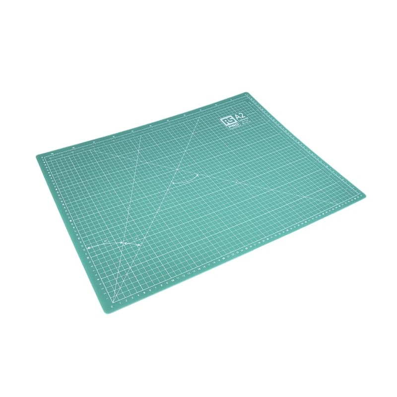 RS PRO 10 mm Green Self-Healing Cutting Mat 600 mm Length x 450 mm Width x 10 mm Grid Spacing xW450mm