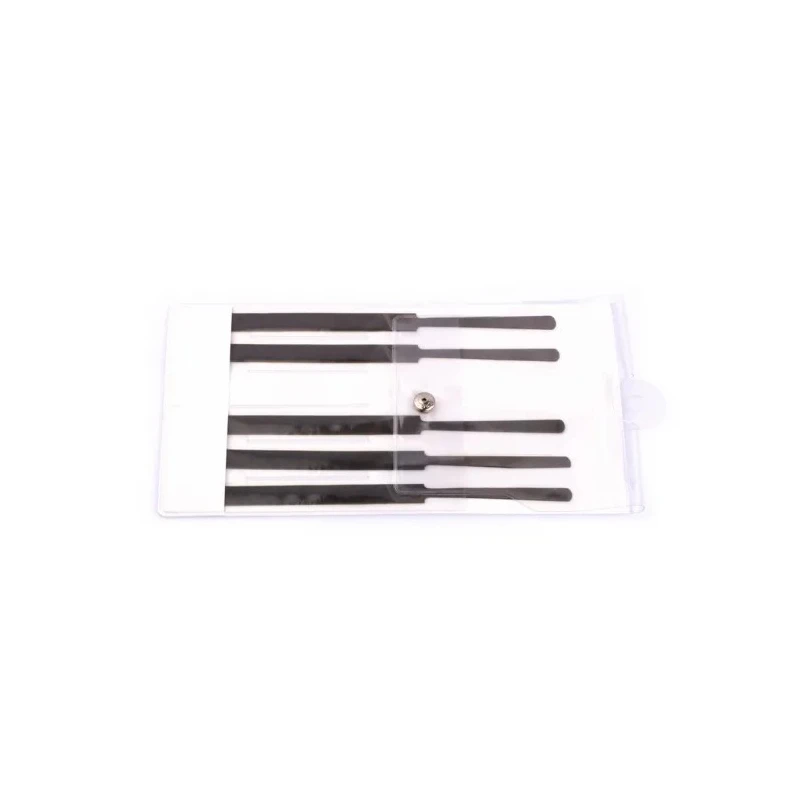 RS PRO 5 Piece Magneto File Set Engineers File Flat Shape 160 mm Length 1.1 mm Thickness 192-3684