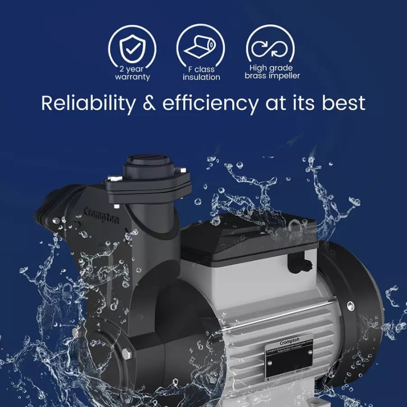 Buy Crompton 0.5 HP 0.37KW Self Priming Pump Mini Masterplus-II