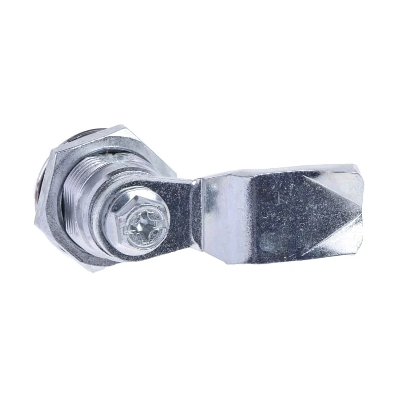 RS PRO Silver Die Cast Zinc Plated Cabinet Lock Key Unlock 26 mm Panel-to-Tongue Depth 192-9644