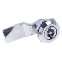 RS PRO Silver Die Cast Zinc Plated Cabinet Lock Key Unlock 26 mm Panel-to-Tongue Depth 192-9644