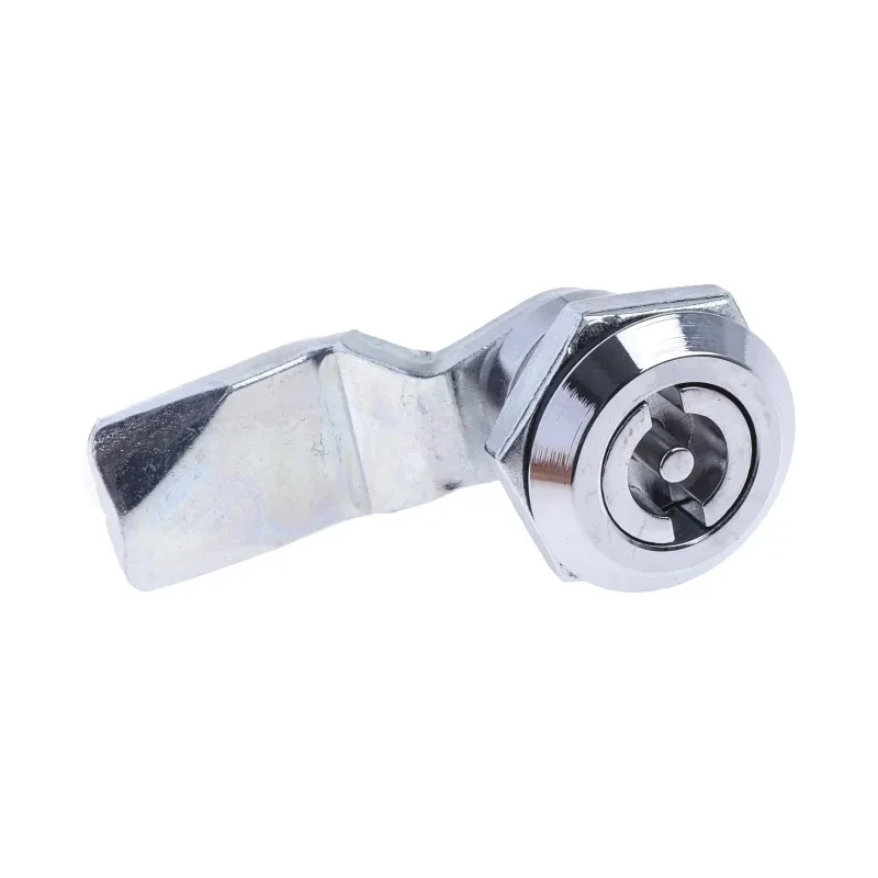 RS PRO Silver Die Cast Zinc Plated Cabinet Lock Key Unlock 26 mm Panel-to-Tongue Depth 192-9644