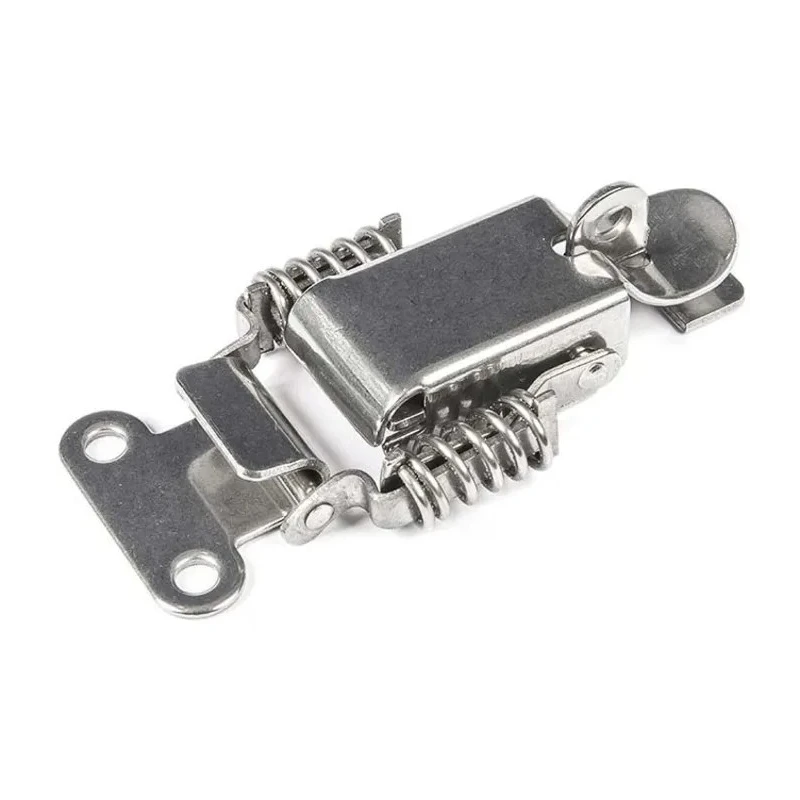 RS PRO Stainless Steel Lockable Spring Loaded Toggle Latch 73mm Length 36mm Width 17mm Depth 192-9636