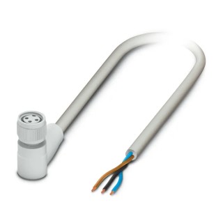 Phoenix Contact Sensor Actuator Cable Female 3 Way M8 to 3 Way Unterminated 24V 5m Polypropylene Ethylene Propylene 1406488